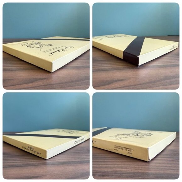 Vintage Royal Hallmark Professional Stainless Steel Cutlery Set 7-Piece Knives F - Picture 10 of 11